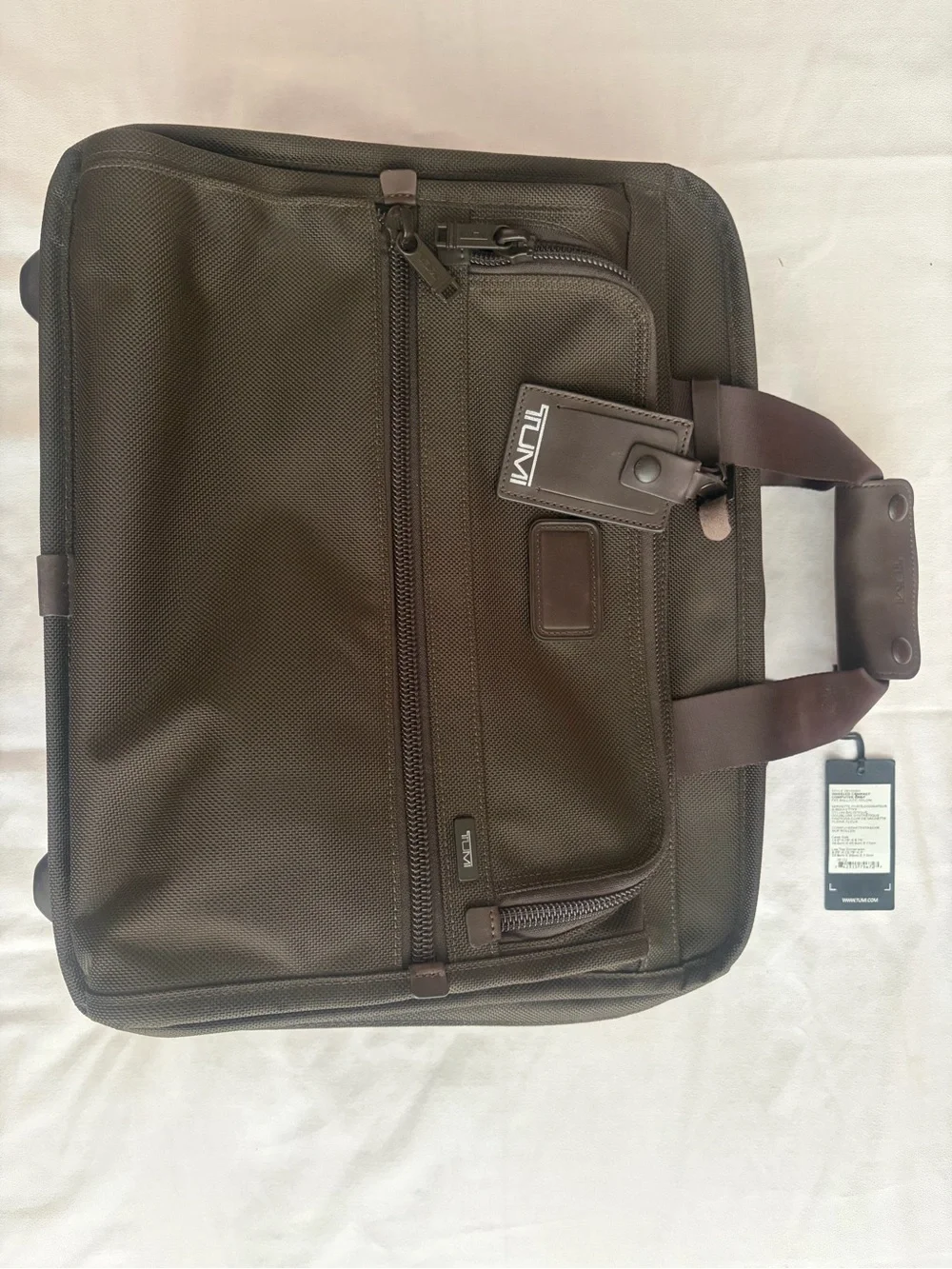Tumi rolling briefcase